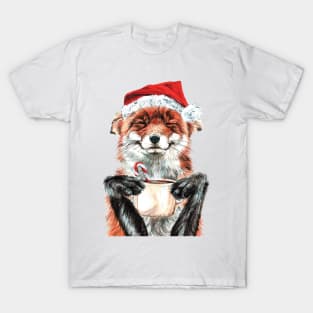 Morning Fox Christmas T-Shirt